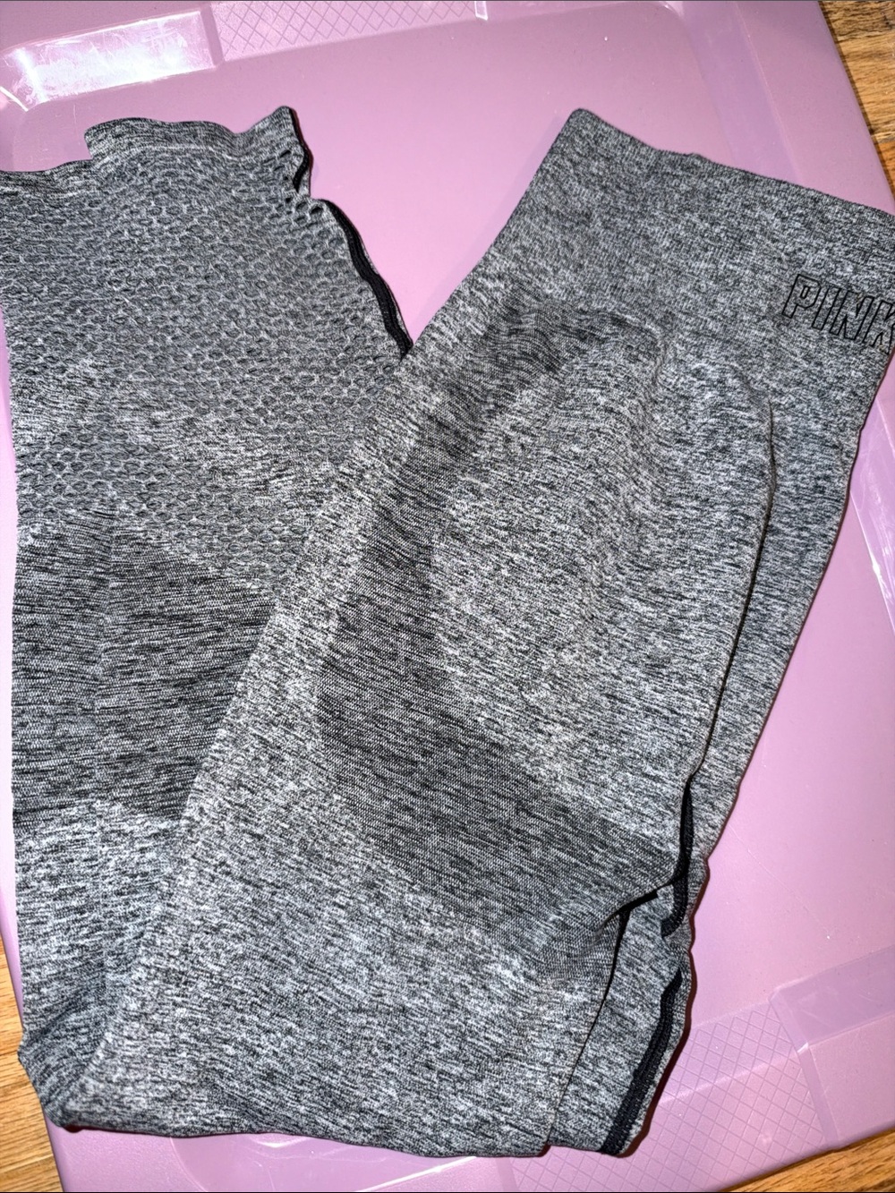 PINK Victoria's Secret Heather Gray Seamless Leggings